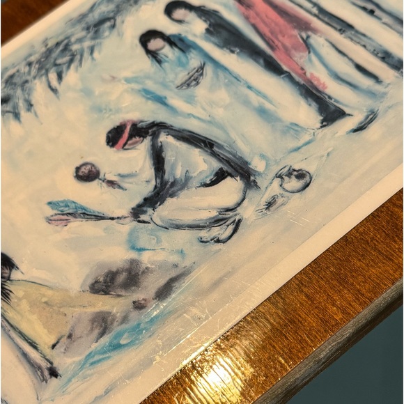 Ted DeGrazia Prints Laminated On Wood “Desert Medicine Man” - Picture 3 of 5